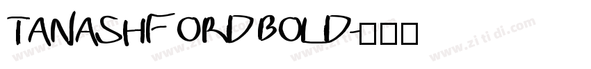TAN ASHFORD BOLD字体转换